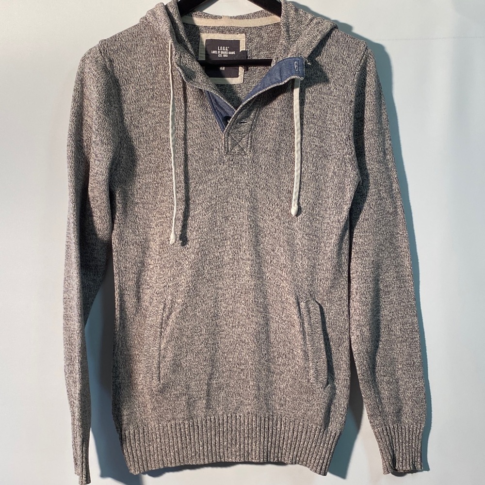 H&M (Label of Graded Goods) GrayMen's Pullover Sweater